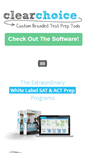 Mobile Screenshot of clearchoiceprep.com